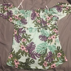 Floral Off-the-Shoulder Top